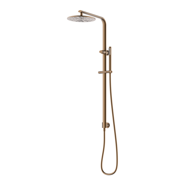 Twin Shower Brushed Copper