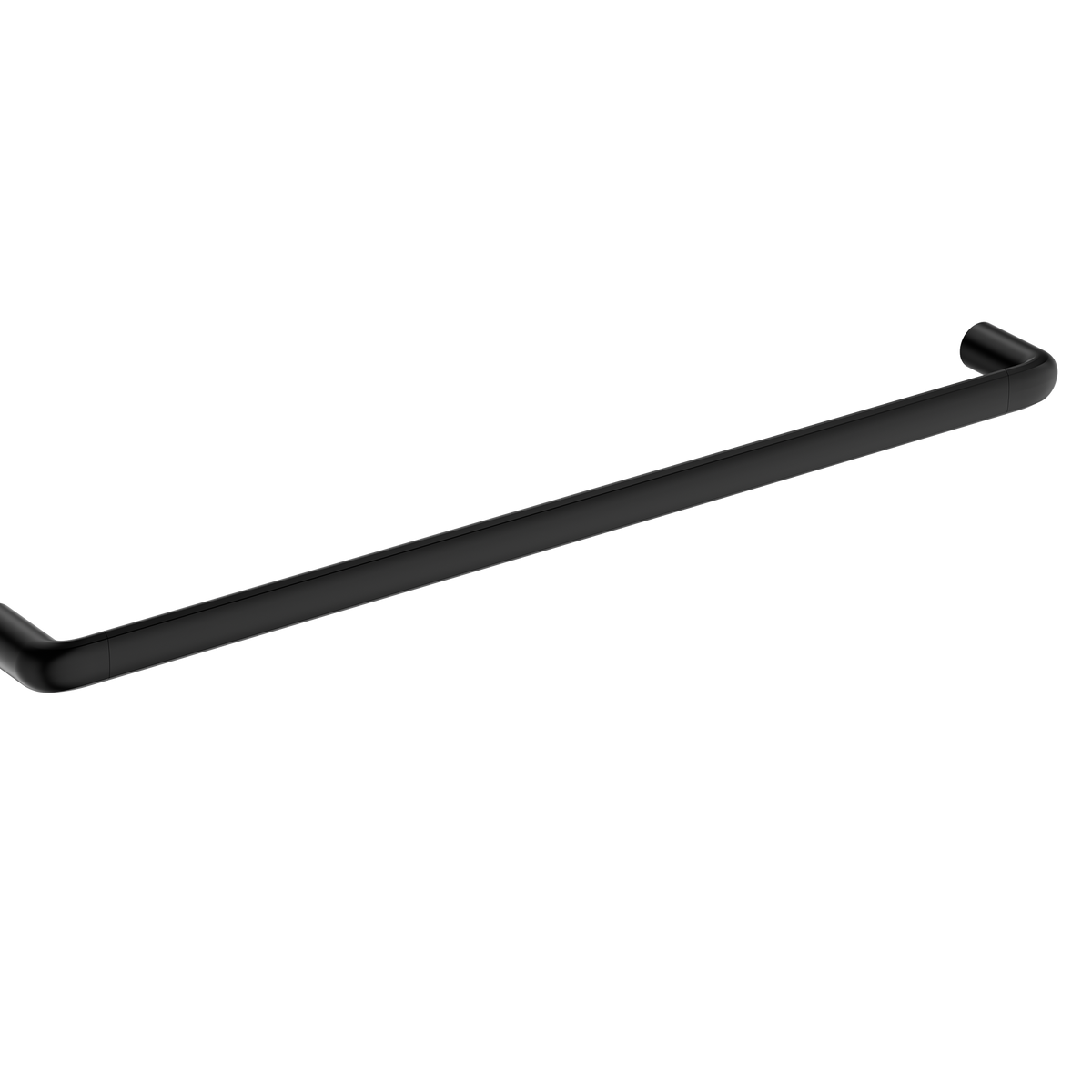 Single Towel Rail 600 Matte Black