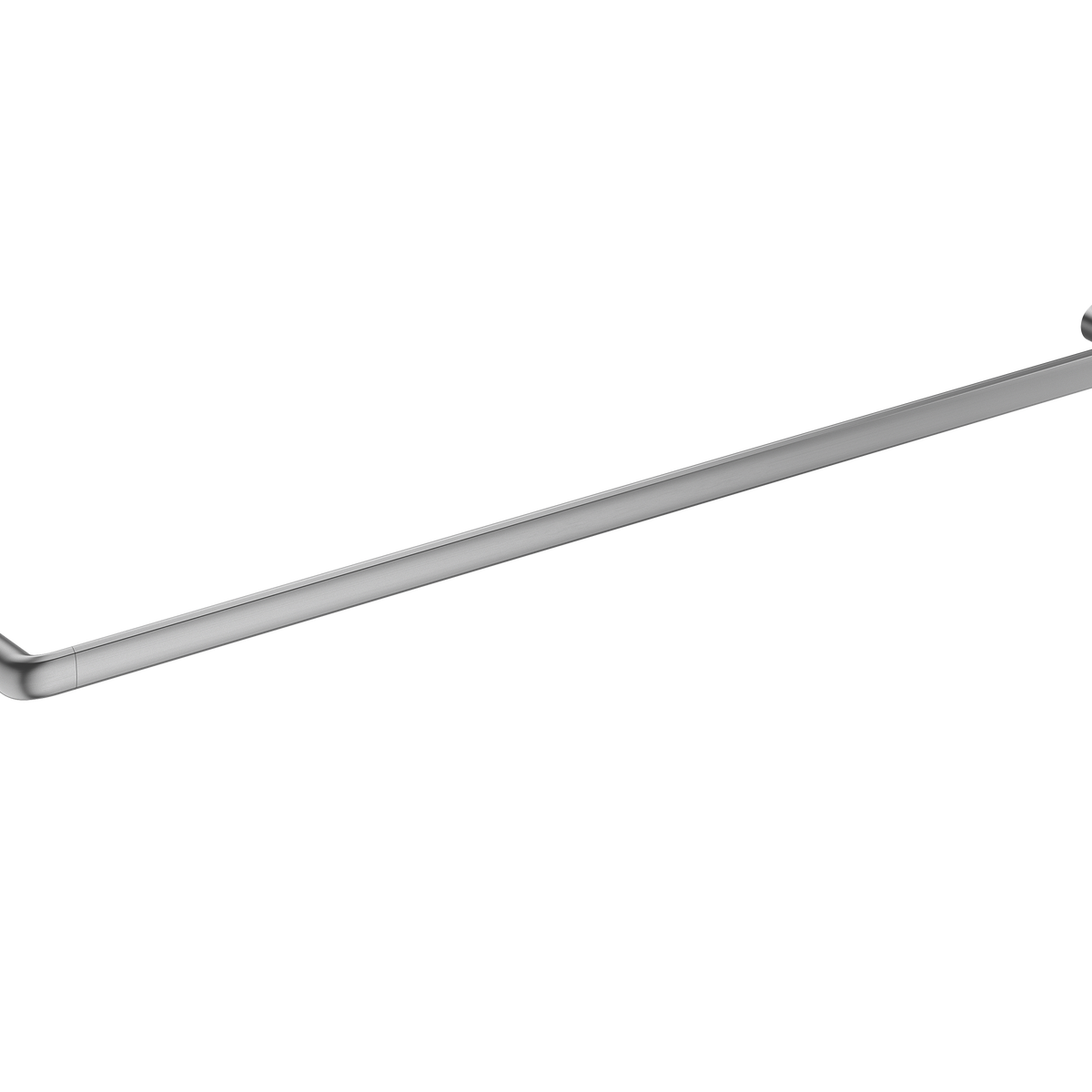 Single Towel Rail 800 Brushed Nickel