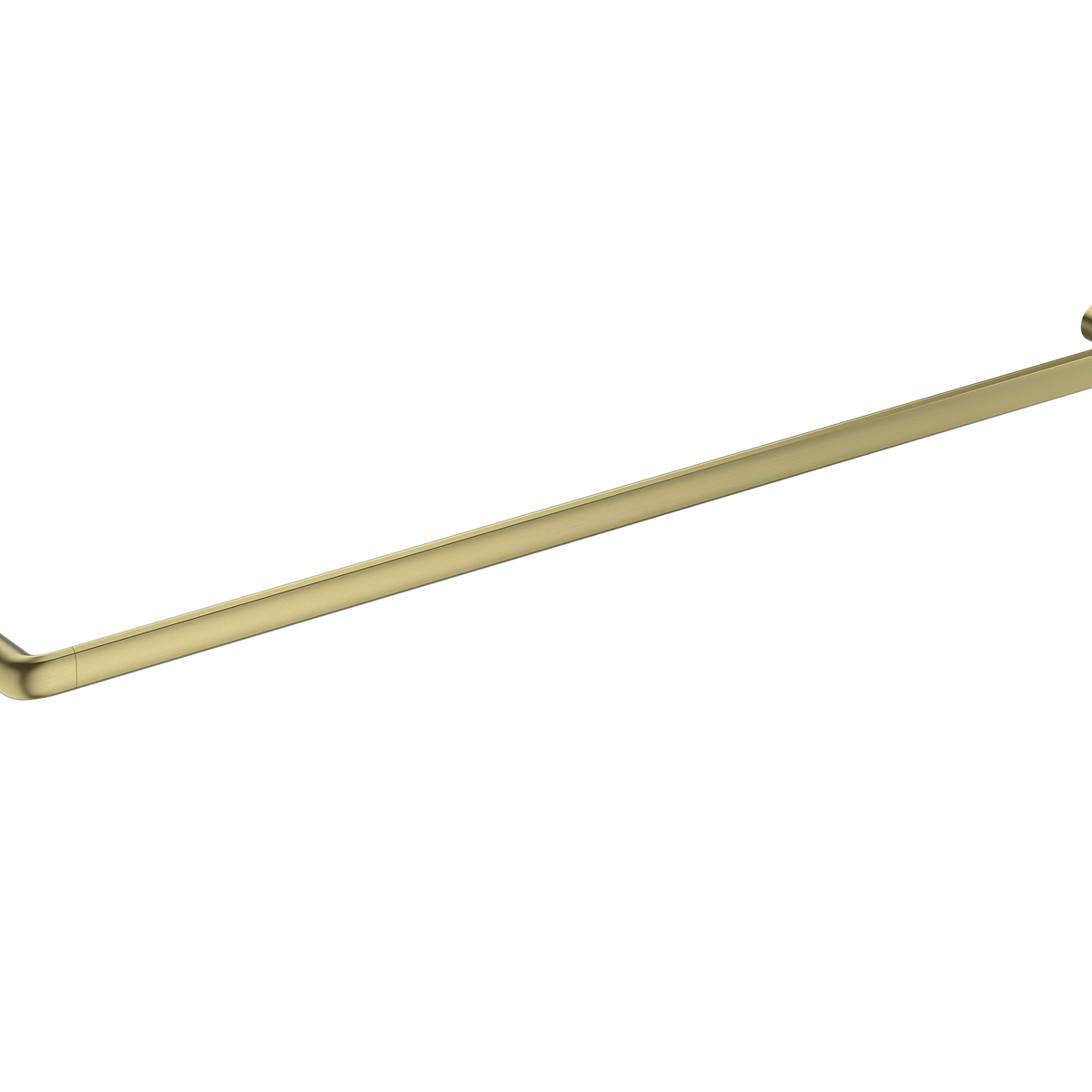 Single Towel Rail 800 Brushed Gold