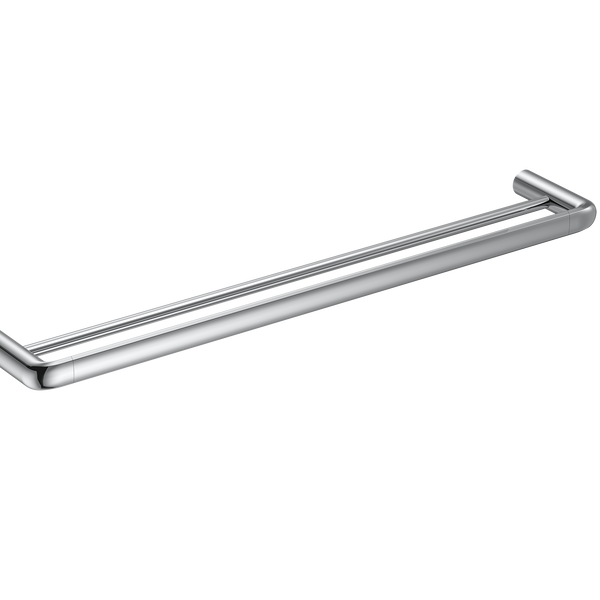 Double Towel Rail 600 Chrome