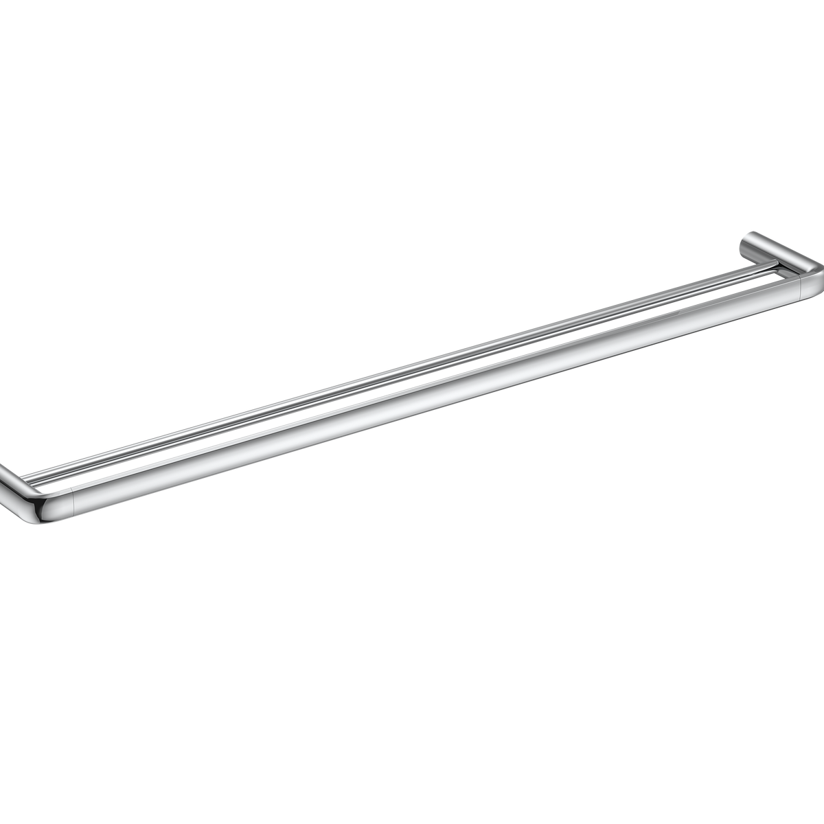 Double Towel Rail 800 Chrome