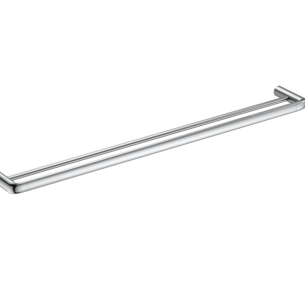 Double Towel Rail 800 Chrome