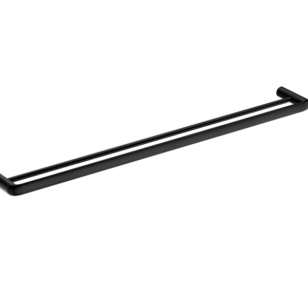 Double Towel Rail 800 Matte Black