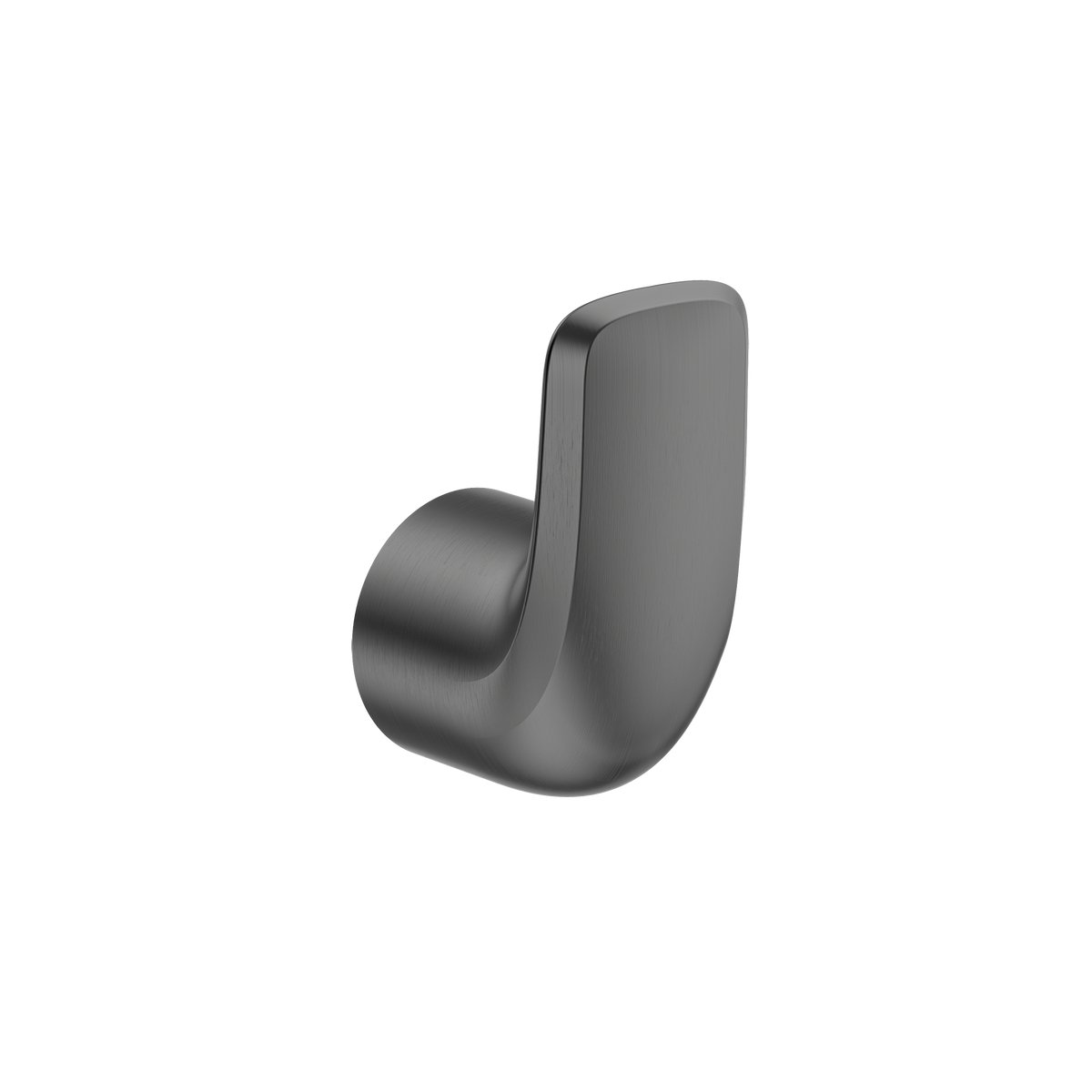 Single Robe Hook Brushed Gun Metal