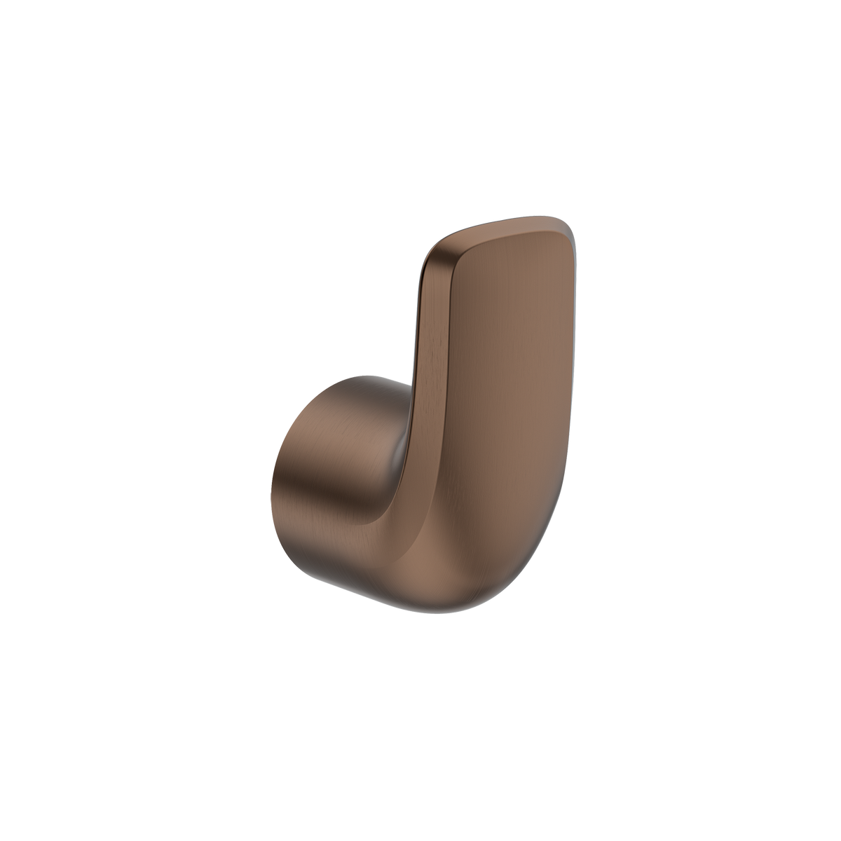 Single Robe Hook Brushed Copper