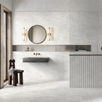 Taj Mahal White Textured Tile - lifestyle view