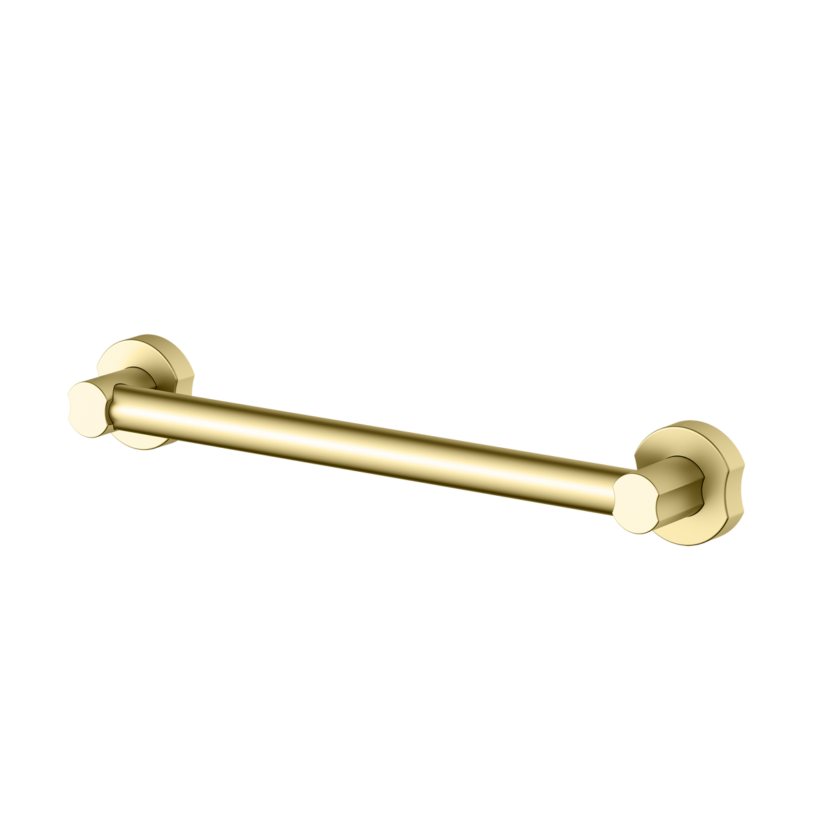 Accessible Grab Rail 450 Brushed Gold