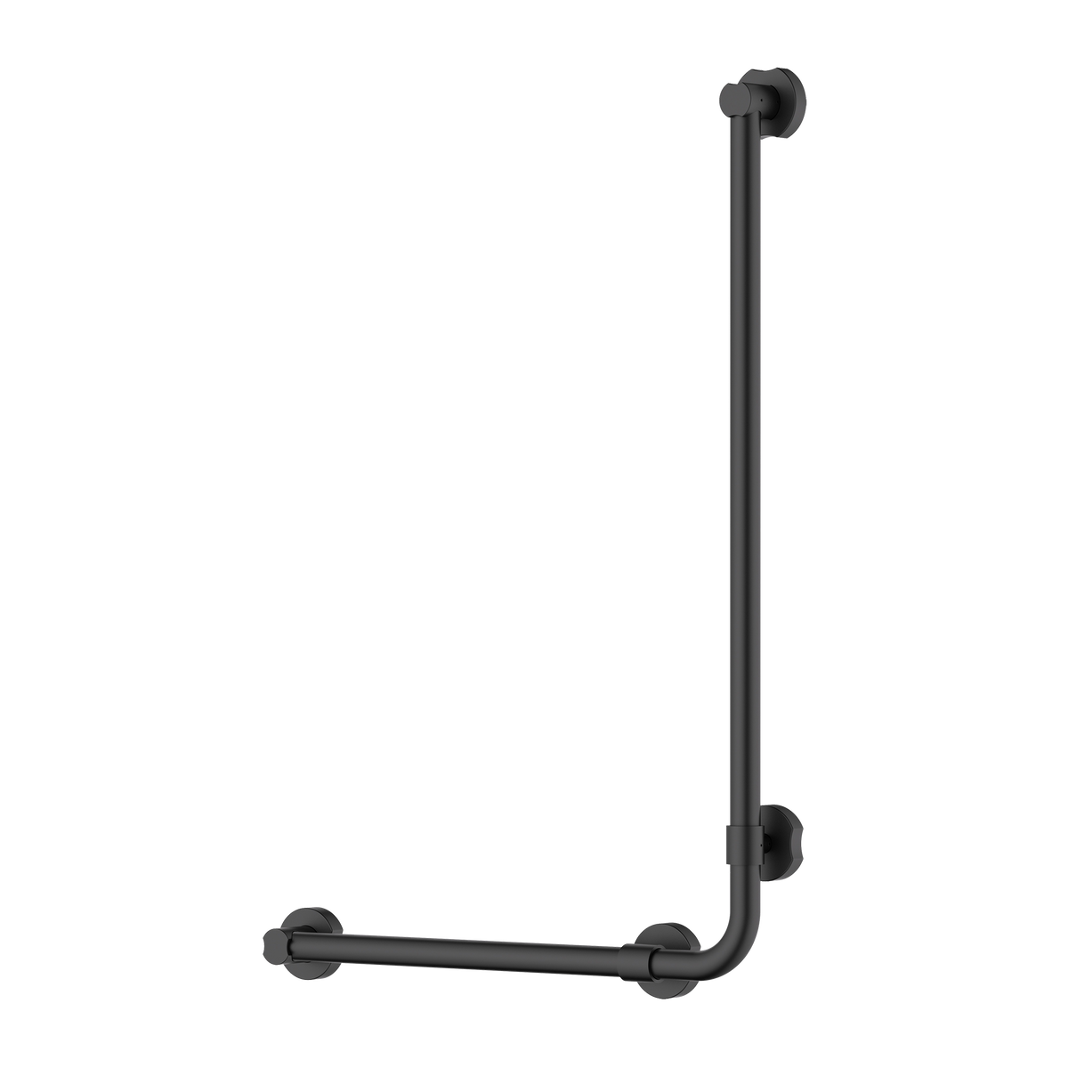 Accessible Universal 90° Grab Rail Matte Black