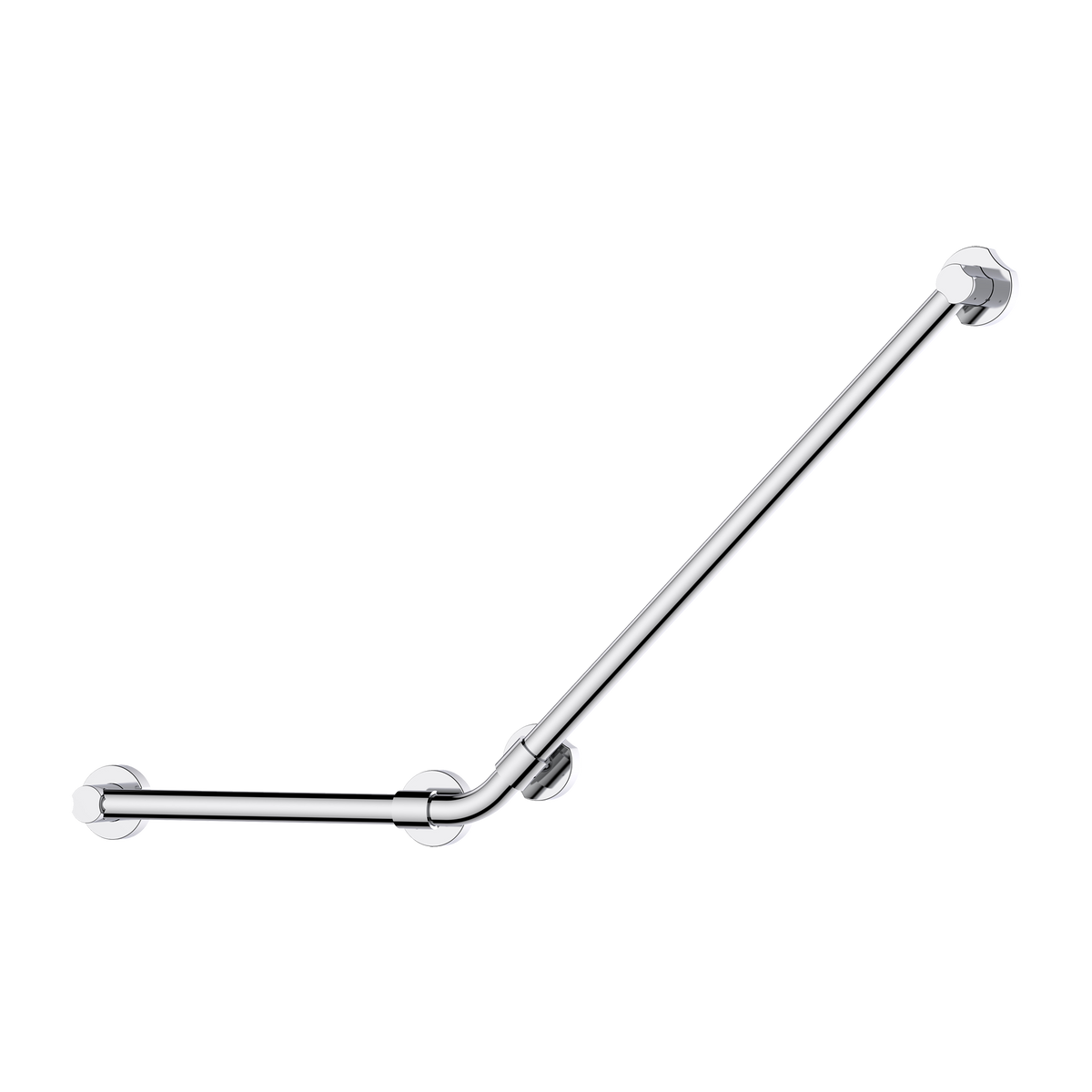 Accessible Universal 135° Grab Rail Chrome
