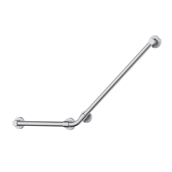 Accessible Universal 135° Grab Rail Brushed Nickel