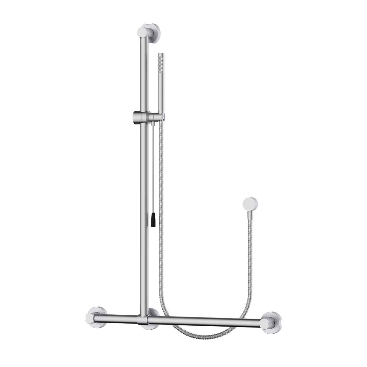 Accessible Rail Shower Brushed Nickel