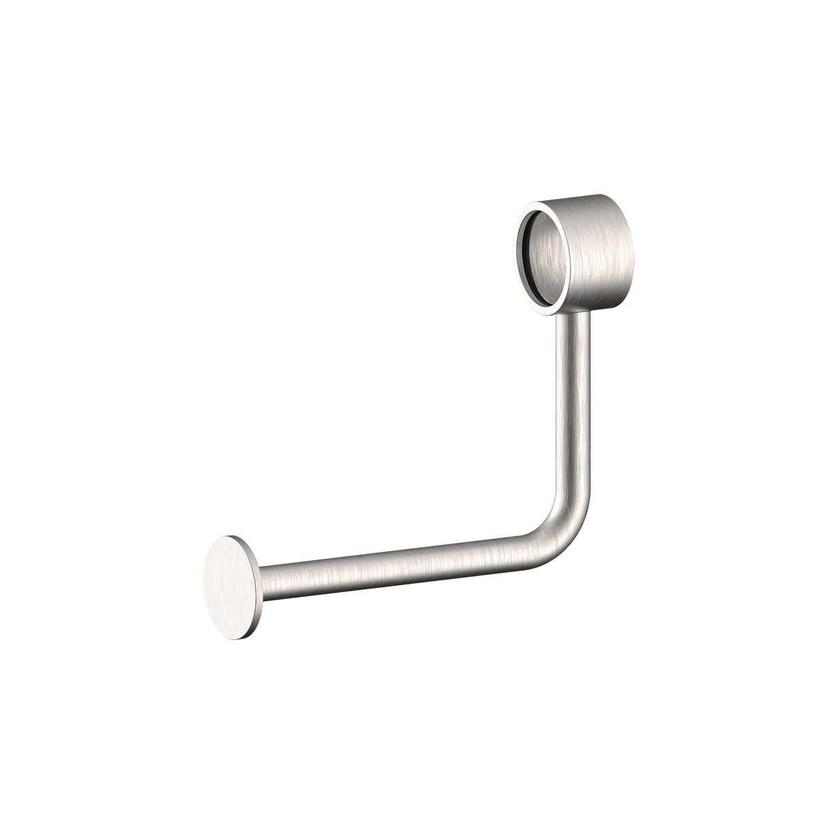 Grab Rail Toilet Roll Holder Brushed Nickel