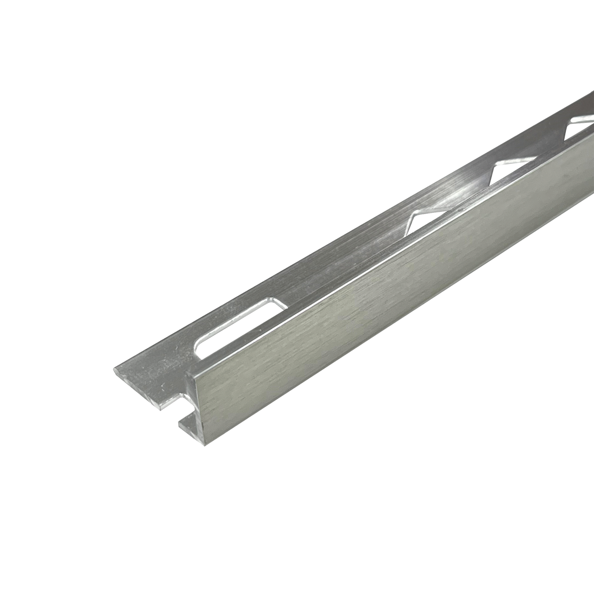 L Angle Aluminium Brushed Silver 8 x 3000mm