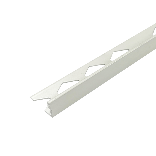 Spectrim L Aluminium Matt White 9 x 3000mm