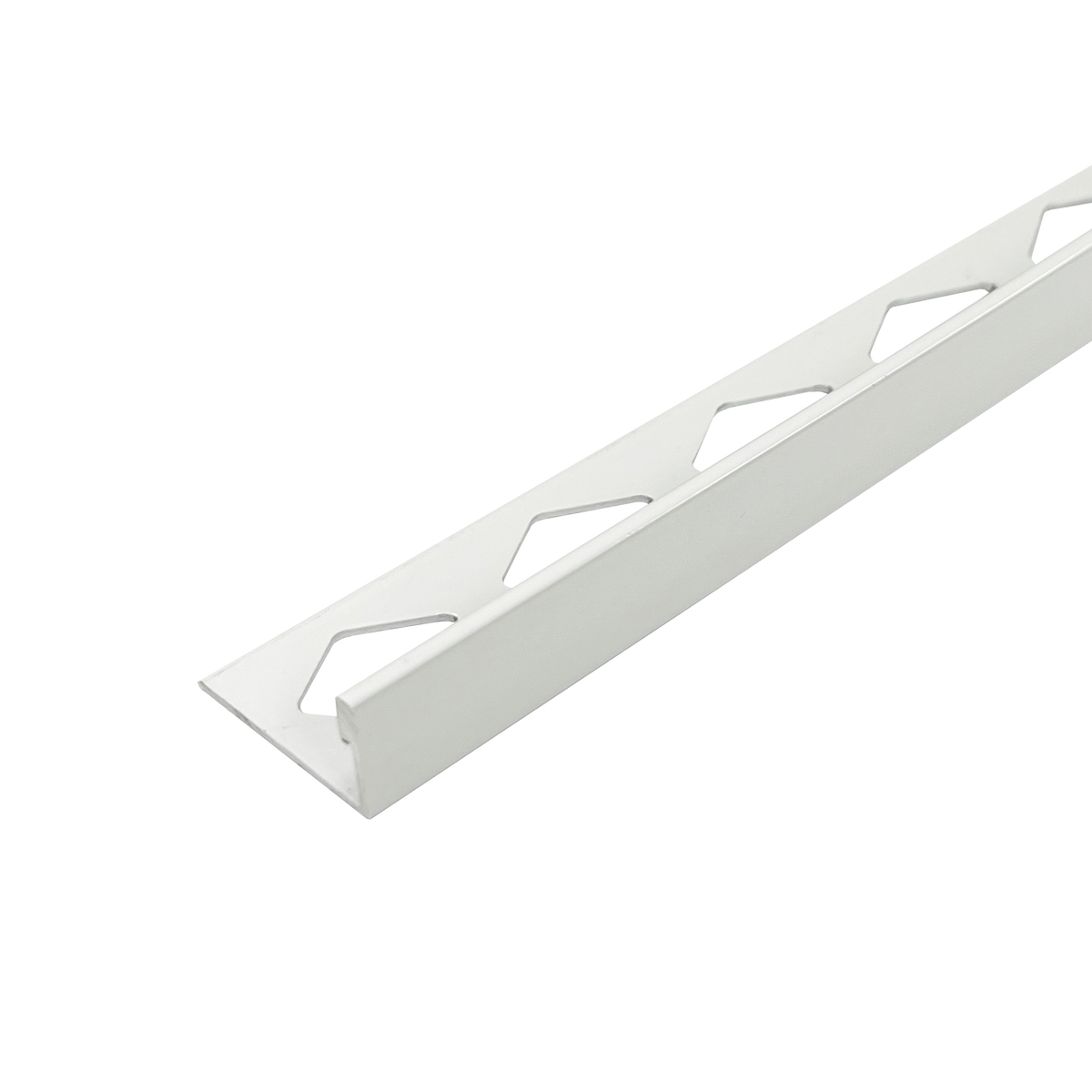 Spectrim L Aluminium Gloss White 9 x 3000mm