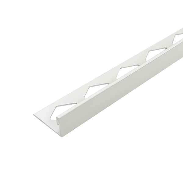 Spectrim L Aluminium Gloss White 9 x 3000mm