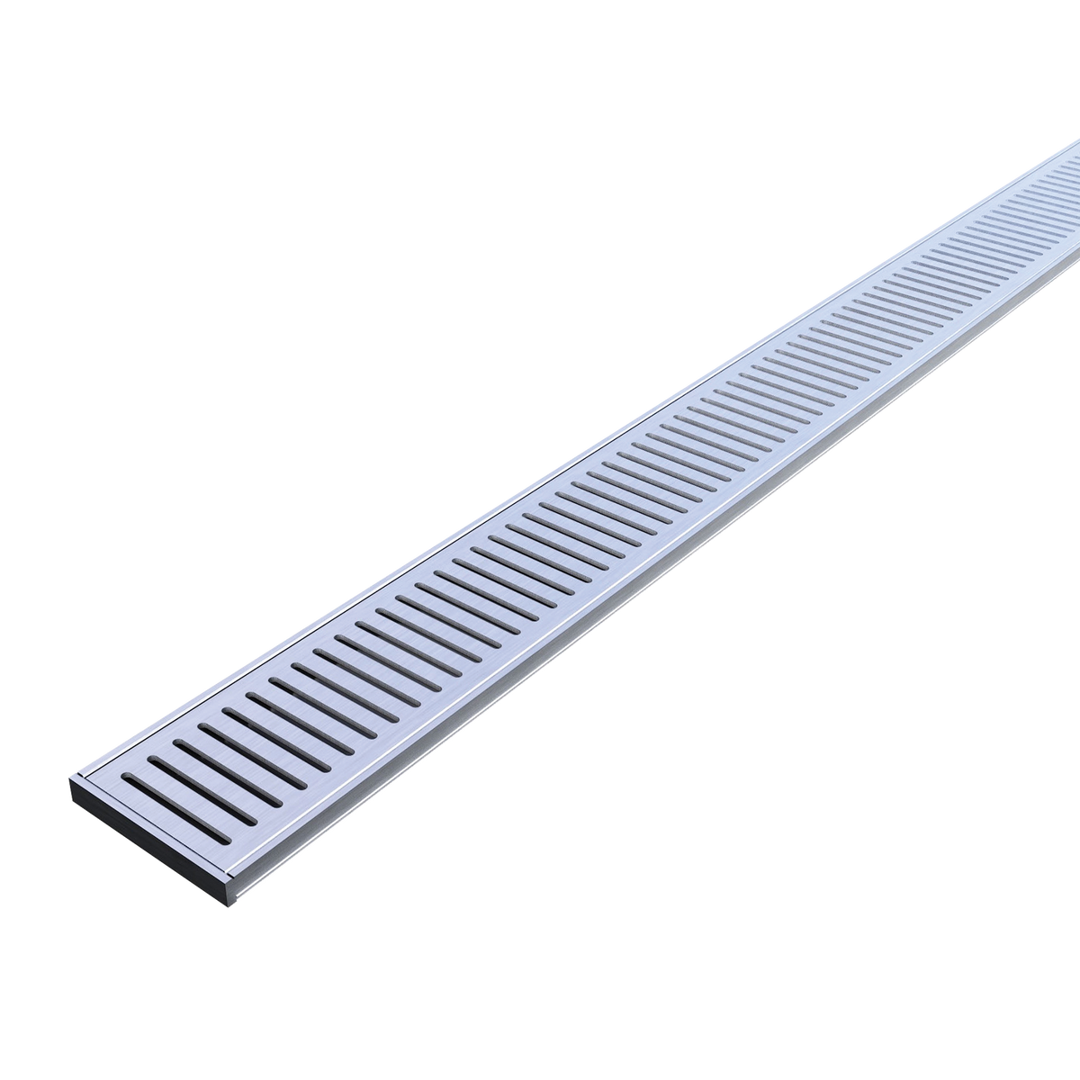 Aluminium Grate Brushed Silver 3000 x 100 x 21mm