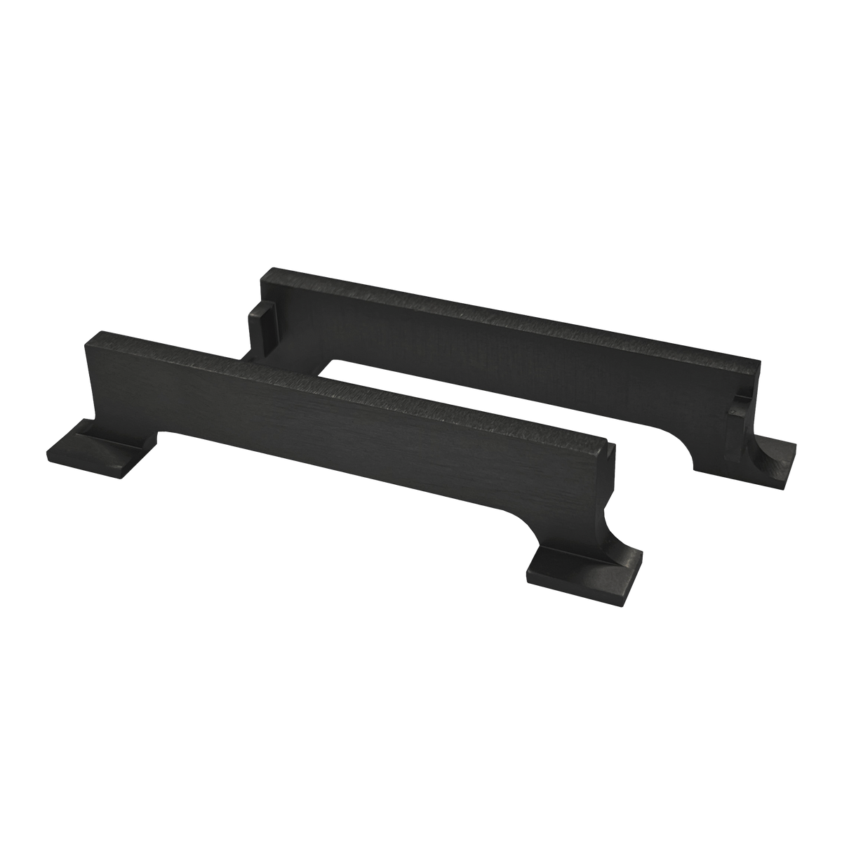 Internal End Caps Alumin Brushed Black 21mm 2 Pack