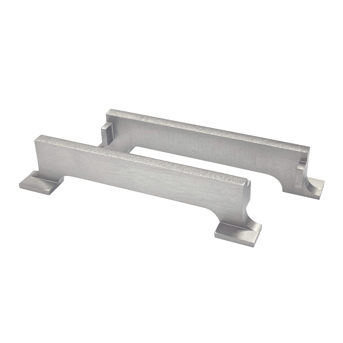 Internal End Caps Alumin Brushed Silver 21mm 2 Pack