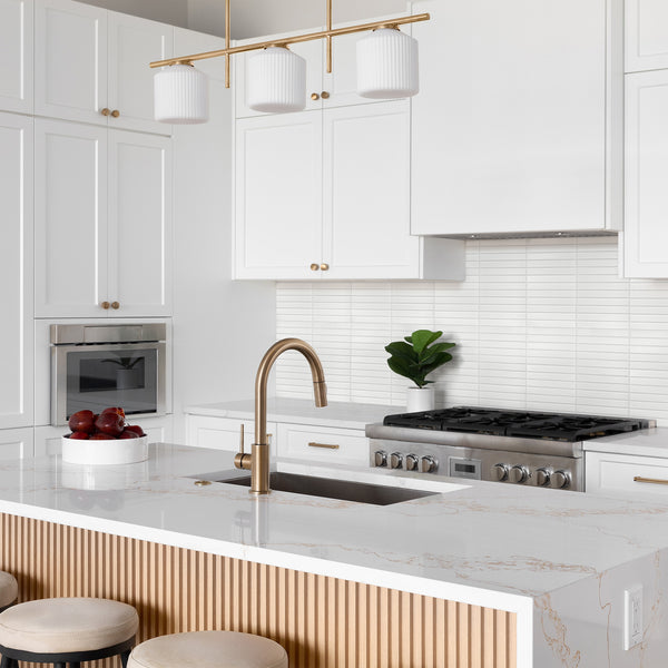 Fingers Light Grey Mosaic - lifestyle view