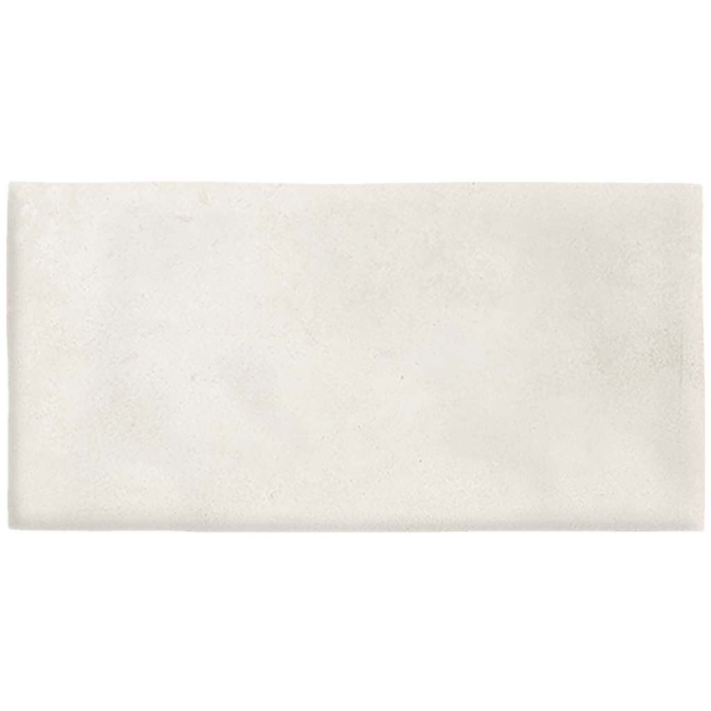 Retreat White Blend Structured Satin Tile