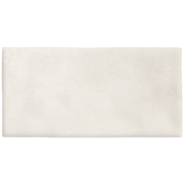 Retreat White Blend Structured Satin Tile