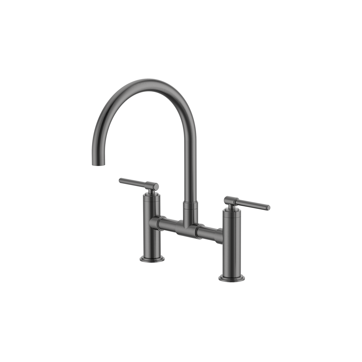 Exposed Sink Mixer Brushed Gun Metal