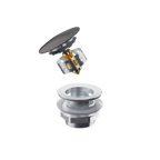 Bath Pop Up Waste Gun Metal 40