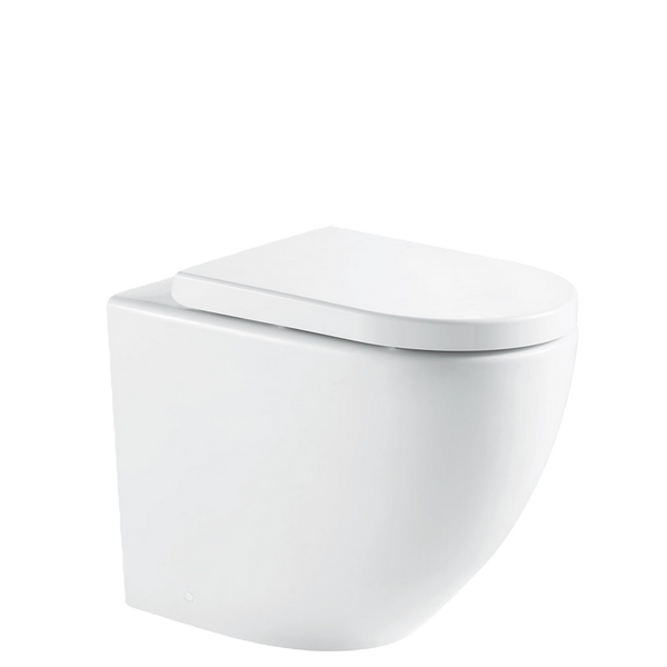 Fienza Ambulant R&T In-Wall Toilet S-Trap Gloss White