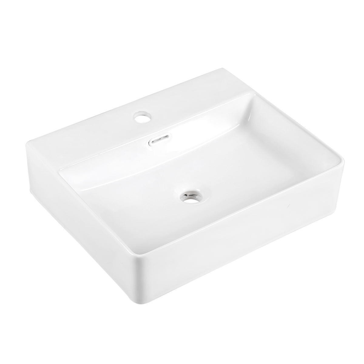 Vessel Basin 1TH Gloss White 460X420