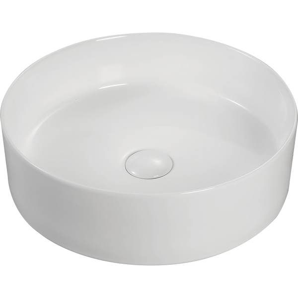 Round Vessel Basin NTH Gloss White 410