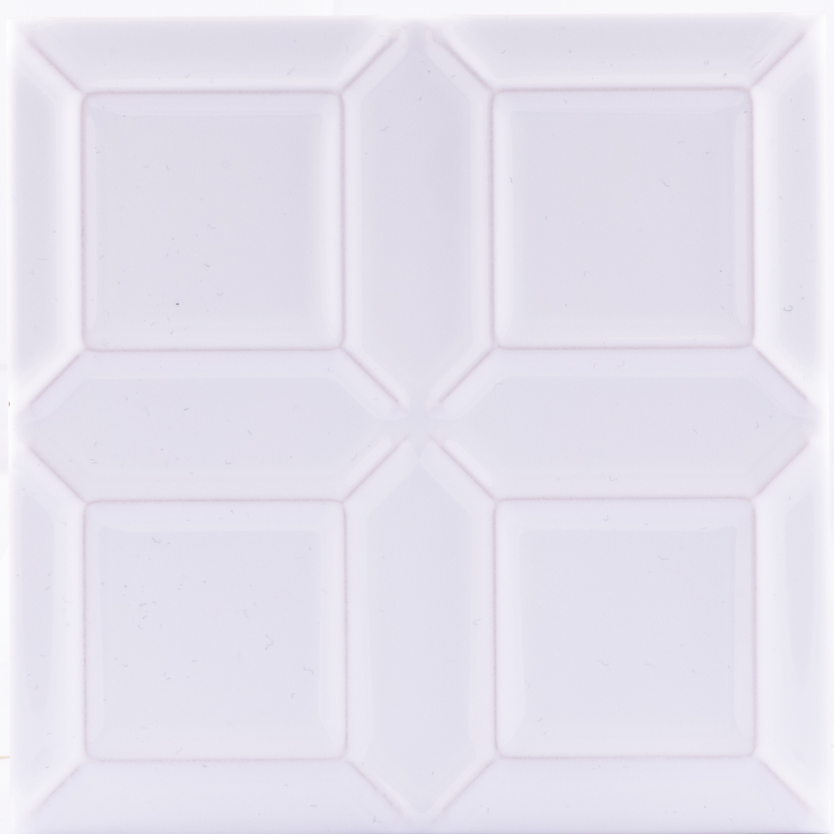 Contour White Embossed Gloss Tile