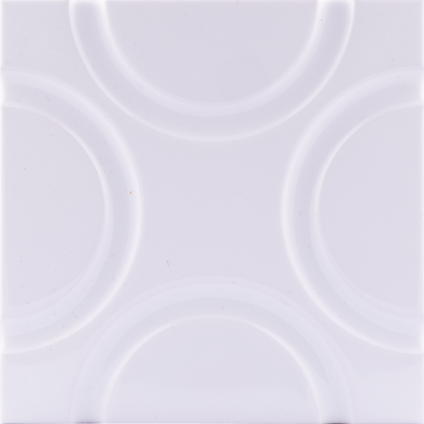 Orbit White Embossed Gloss Tile