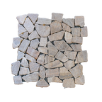 Natural Stone Sunset Marble Matt Mosaic (Pack of 4)