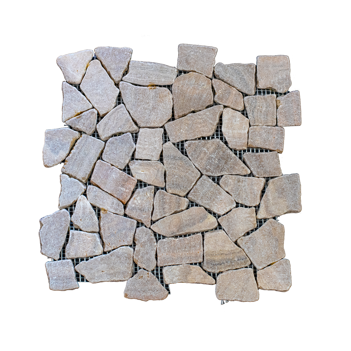 Natural Stone Sunset Marble Matt Mosaic (Pack of 4)