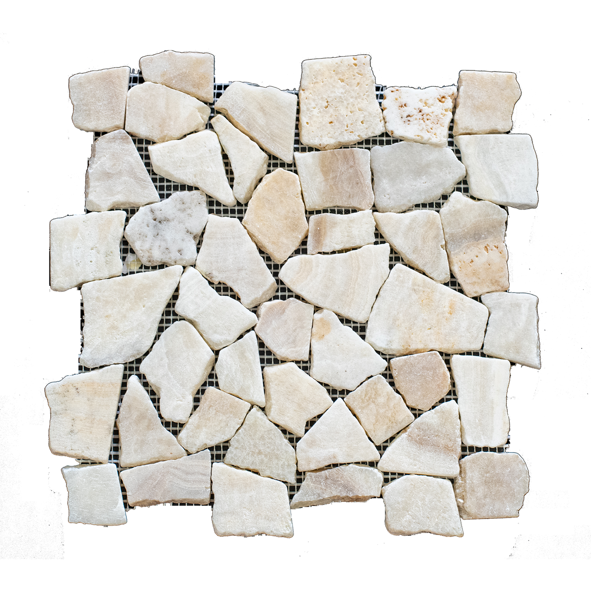 Natural Marble Ice Matt Mosaic (Pack of 4)