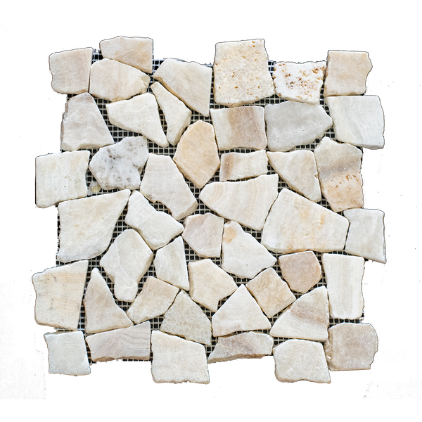 Natural Marble Ice Matt Mosaic (Pack of 4)