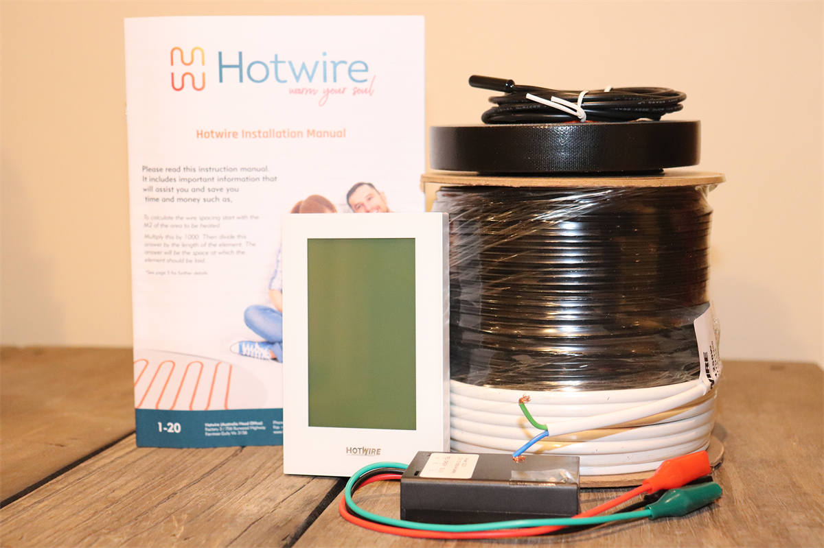 UnderTile 25.1-28.5m2 4000W inc Thermostat