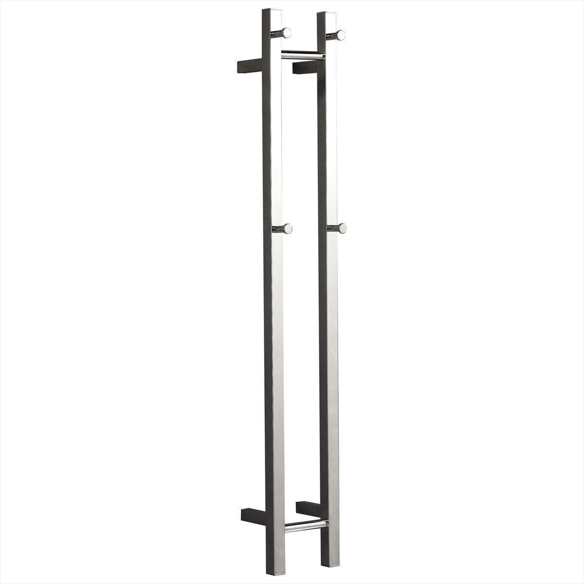 V2 Towel Rail Heated 180X1200 Chrome