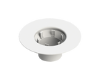Puddle Flange 100x100x80mm Pvc White with cap