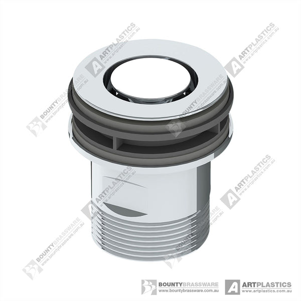 Pop Down Waste Matt Black 32-40mm Overflow