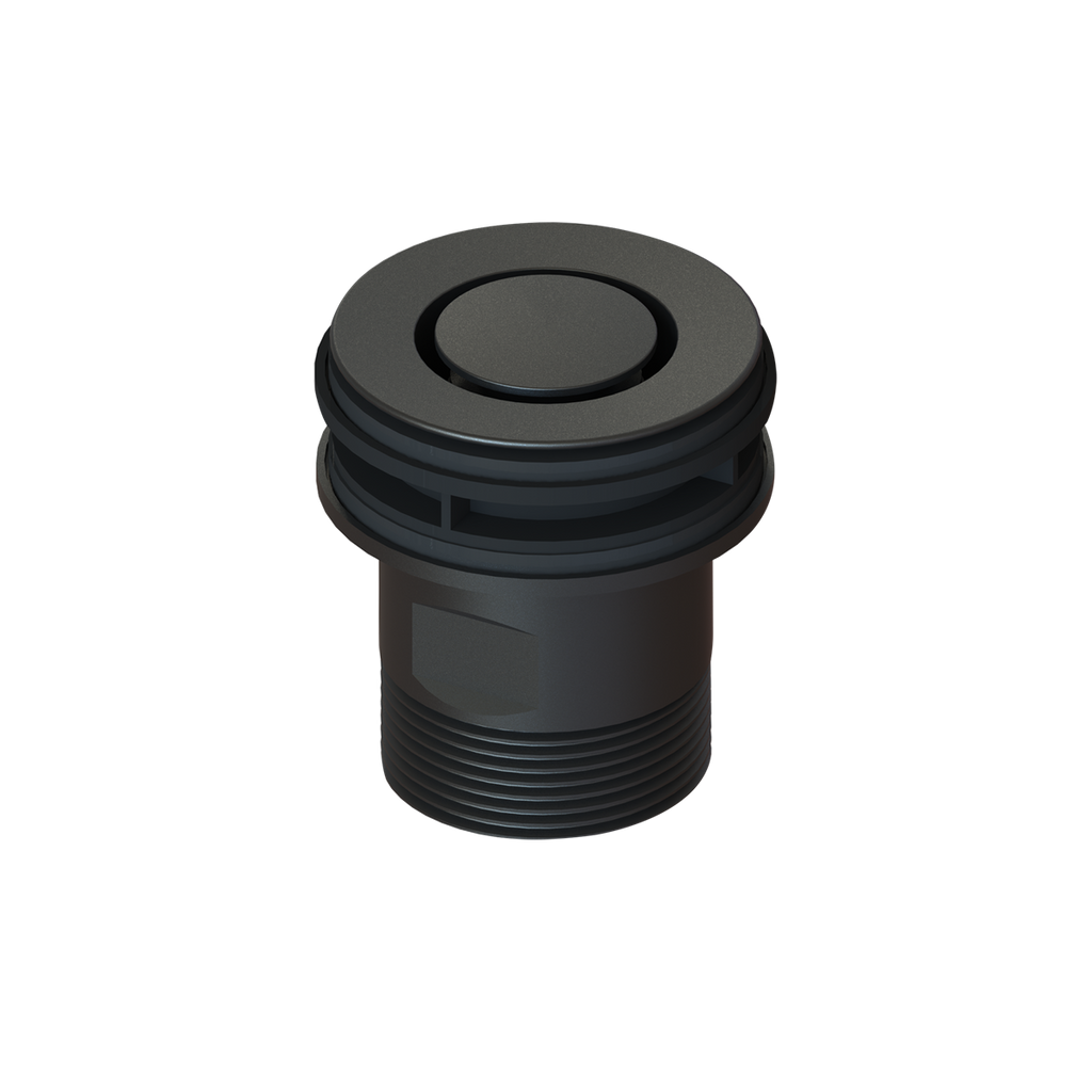 Pop Down Waste Matt Black 32-40mm Overflow