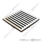Slotted Chrome 110x110x100mm