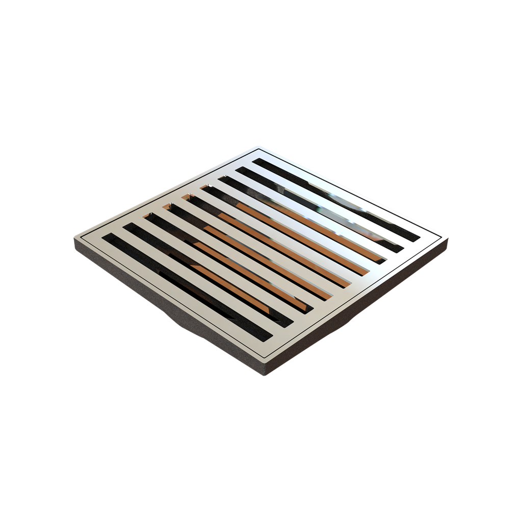 Slotted Chrome 110x110x100mm
