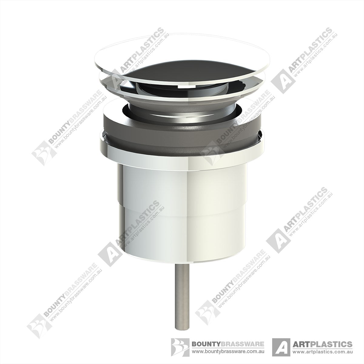 Pop Up Quatt Mushroom 32-40mm Uni Chrome