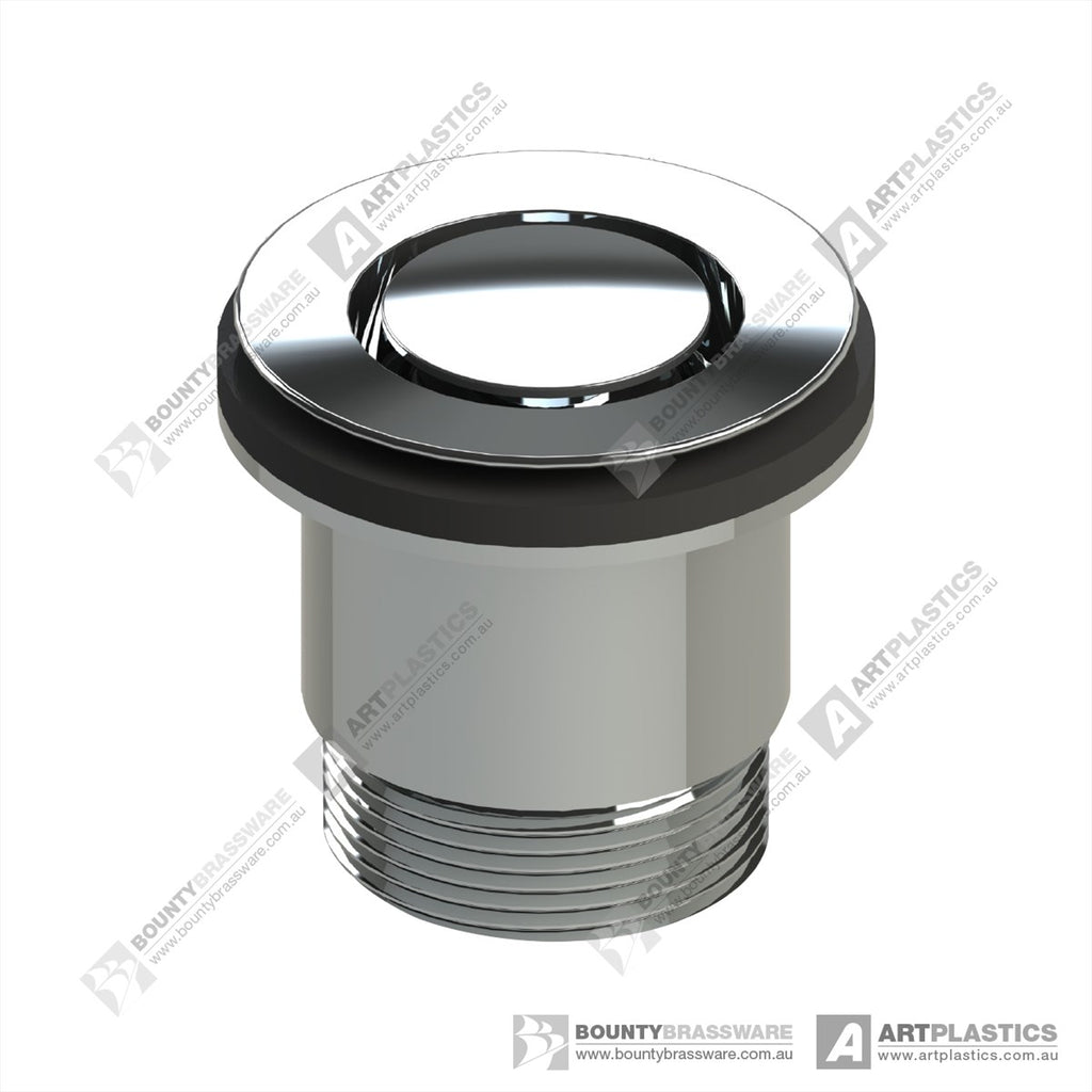 Bath Pop Down Waste Matt Black 40mm