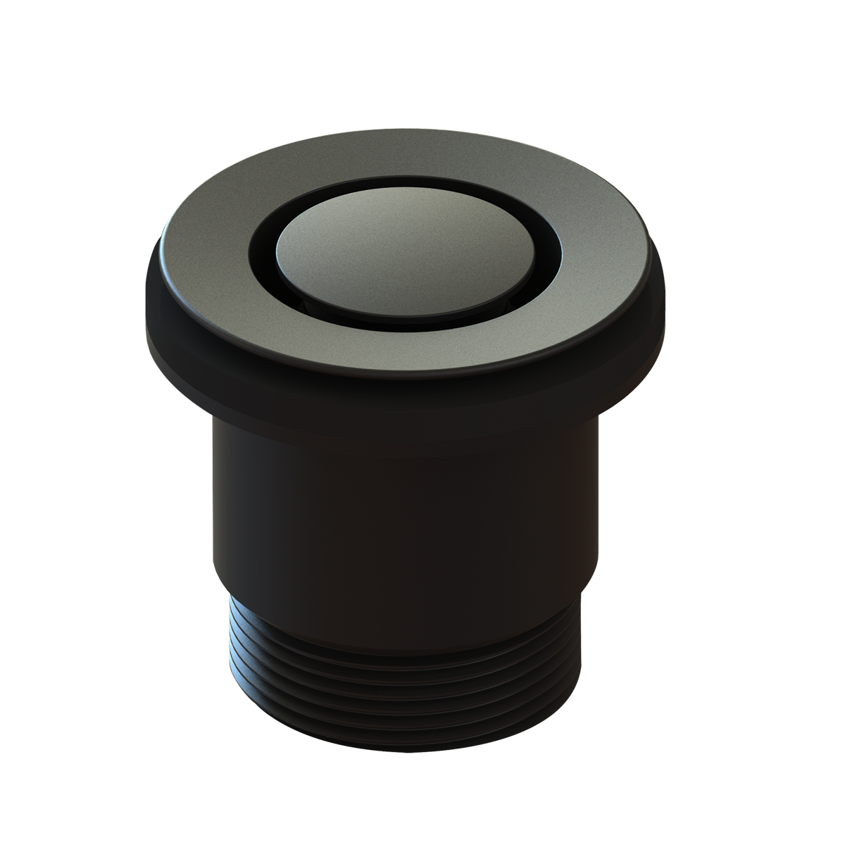 Bath Pop Down Waste Matt Black 40mm
