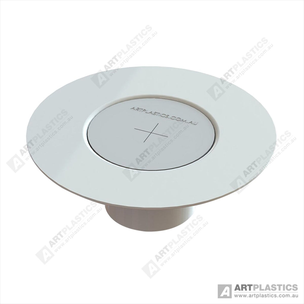 Puddle Flange PVC 200 for 80-50mm White