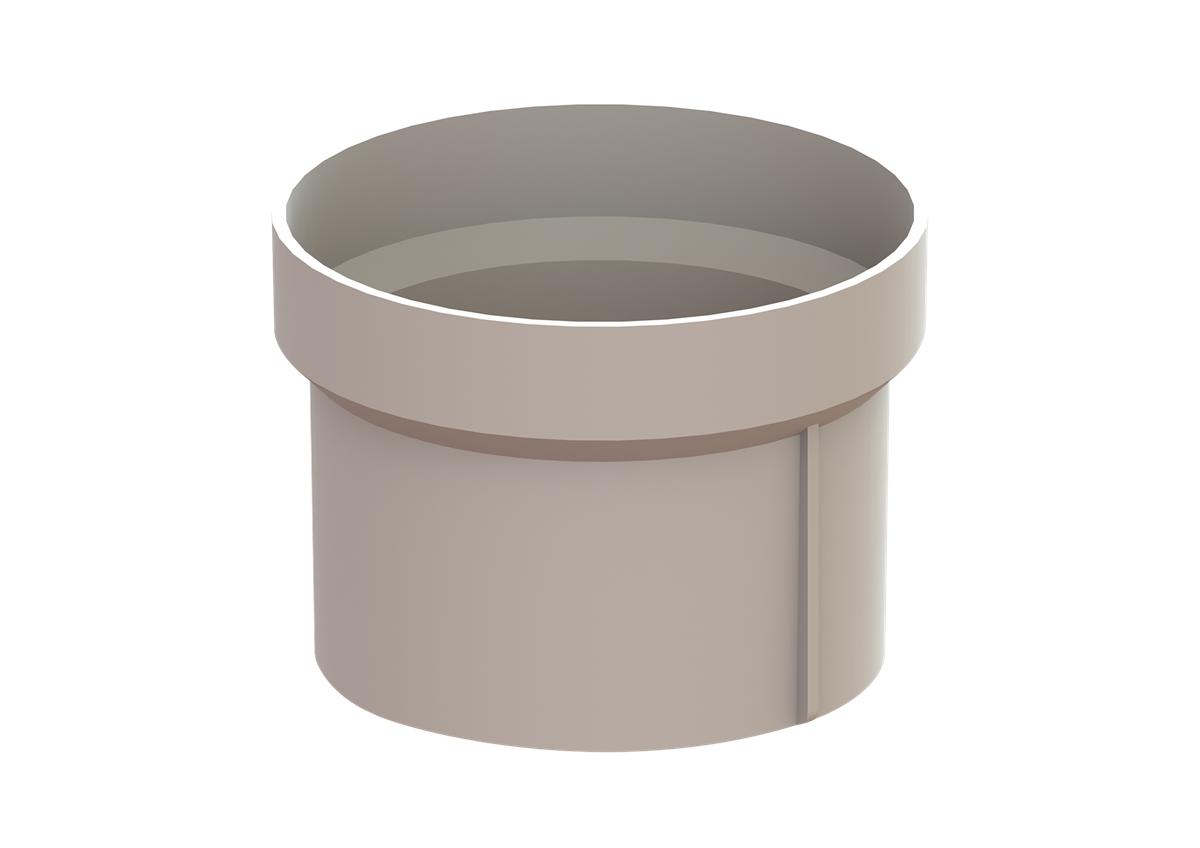 Puddle PVC Flange to Brass Waste Adaptor 100mm